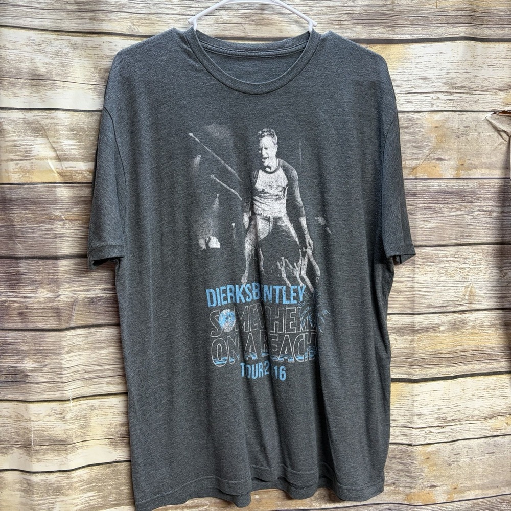 Dierks Bentley Somewhere on a beach Tour 2016 Shirt XL Country music tshirt